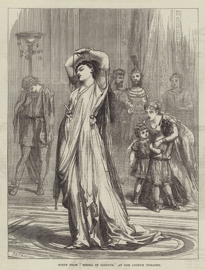 Scena da Medea a Corinto, al Lyceum Theatre da David Henry Friston