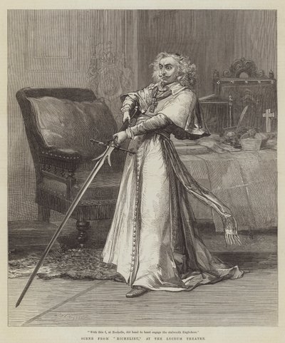 Scena da Richelieu, al Lyceum Theatre da David Henry Friston