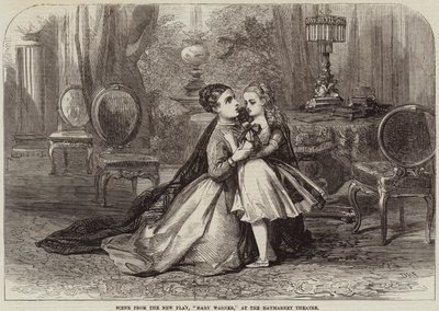 Scena dalla Nuova Opera, Mary Warner, al Teatro Haymarket da David Henry Friston
