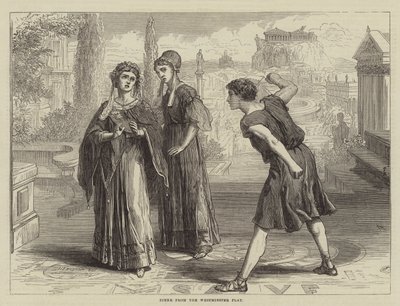 Scena dal gioco di Westminster da David Henry Friston