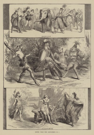 Scene dalle Pantomime da David Henry Friston