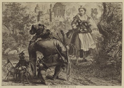 San Valentino nei tempi antichi da David Henry Friston