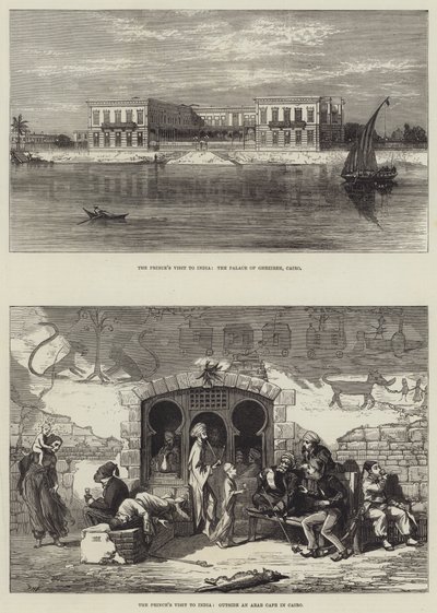La visita del principe in India da David Henry Friston