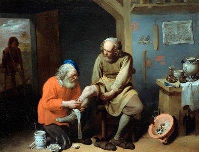 Il chirurgo del villaggio da David III Ryckaert