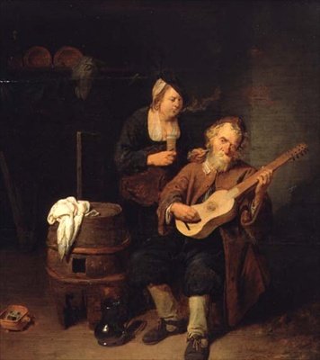 Il suonatore di chitarra da David III Ryckaert