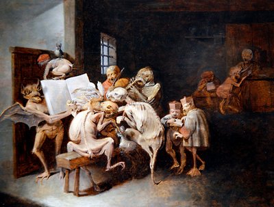 La lezione di musica da David III Ryckaert