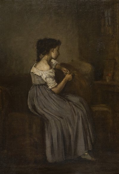 Studio di una ragazza seduta da David Jacobsen