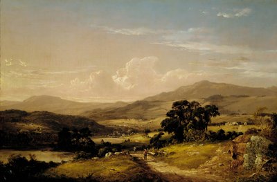 Vicino al lago Squam, New Hampshire, 1856 da David Johnson