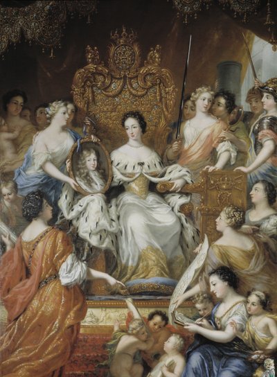 Allegoria della reggenza di Ulrica Eleonora di Svezia da David Klöcker Ehrenstrahl