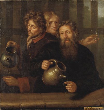 Il maestro delle terme di Medevi e i suoi figli, 1686 da David Klöcker Ehrenstrahl