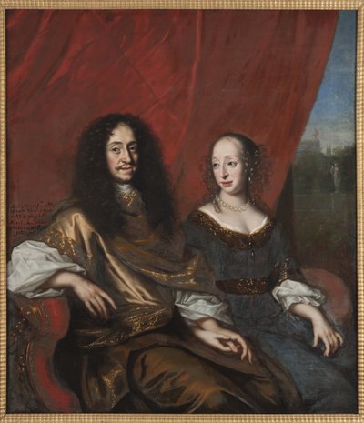Gustavo Adolfo di Meclemburgo-Güstrow e Maddalena Sibilla di Holstein-Gottorp da David Klöcker Ehrenstrahl