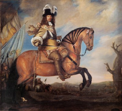 Ritratto del Feldmaresciallo Carl Gustaf Wrangel 1613-1676, 1652 da David Klöcker Ehrenstrahl