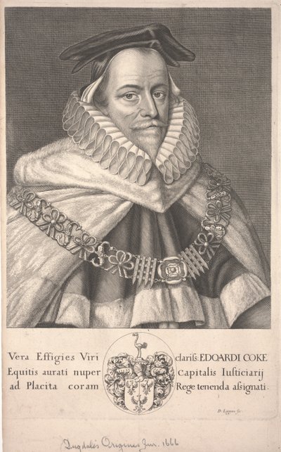 Edward Coke da David Loggan