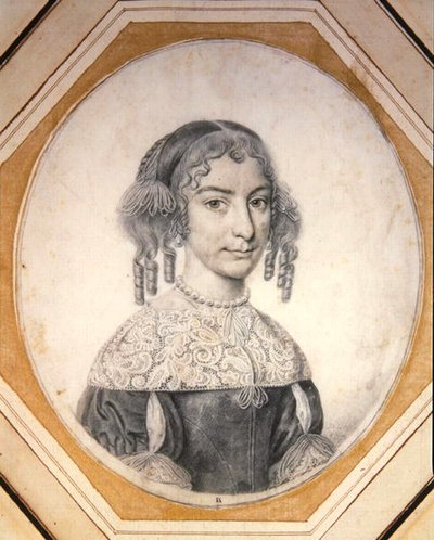 Ritratto di una signora da David Loggan