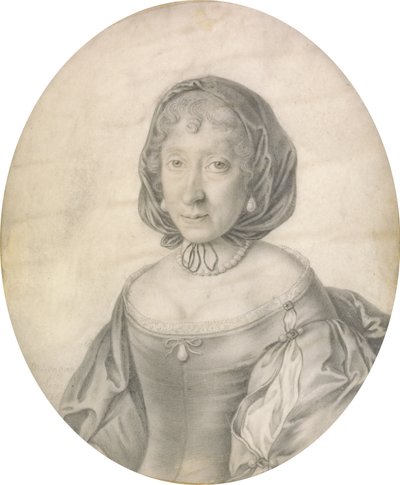 Ritratto di una signora, 1666 da David Loggan