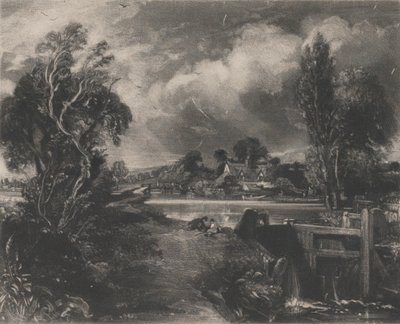 Una Chiusa sullo Stour, 1830 da David Lucas