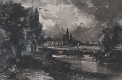 Un mulino, 1829 da David Lucas