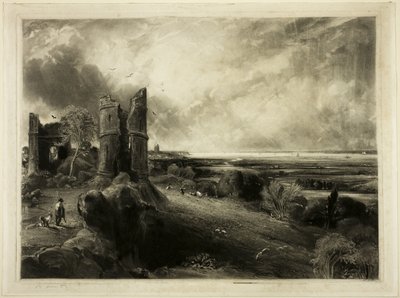 Castello di Hadleigh vicino al Nore da David Lucas