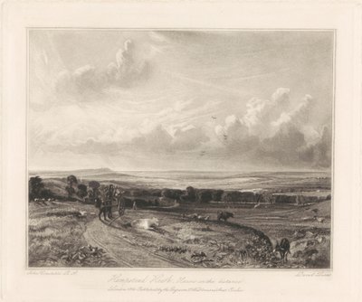 Hampstead Heath, Harrow in Lontananza da David Lucas