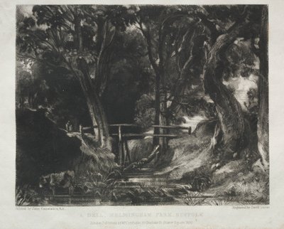 Vari soggetti di paesaggio, caratteristici del paesaggio inglese da immagini, 1830 da David Lucas