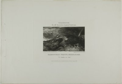 Vignetta del Paesaggio inglese di Mr. Constable. Hampstead Heath Middlesex. Ut Umbra sic Vita da David Lucas