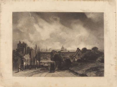 Cottage di Sir Richard Steele da David Lucas after John Constable