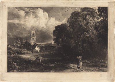 Stoke-by-Neyland da David Lucas after John Constable