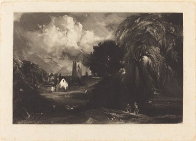 Stoke-by-Neyland da David Lucas after John Constable