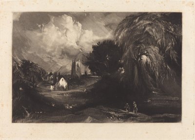 Stoke-by-Neyland da David Lucas after John Constable