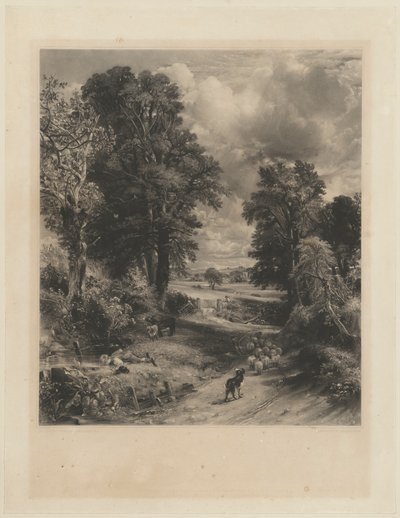 Il Campo di Grano da David Lucas after John Constable