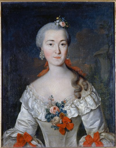 Ritratto di Maria Ivanovna Tatishcheva (nata Mamonova) da David Luders