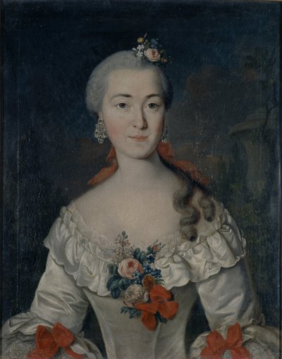 Ritratto di Maria Ivanovna Tatishcheva, 1759 da David Lueders
