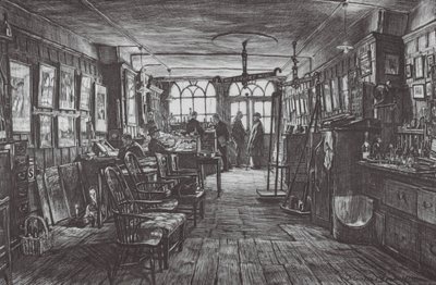 Londra: Negozio di Berry da David Muirhead (after) Bone