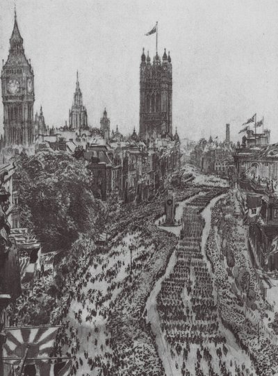 Londra: Il Cenotafio da David Muirhead (after) Bone
