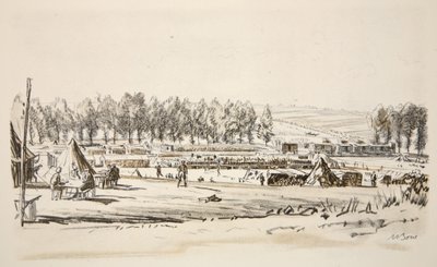 Un capolinea ferroviario, illustrazione da 