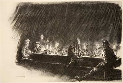 Un pasto del Royal Flying Corps, illustrazione da 