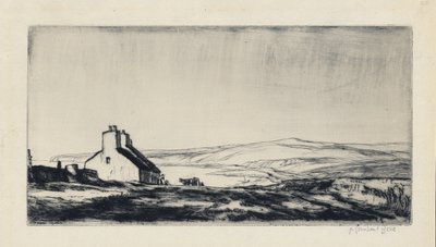 Primo studio per Ballantrae Road da David Muirhead Bone