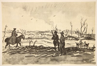 Sulla Somme: vicino a Mametz, illustrazione da 