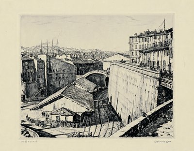 Depositi ferroviari, Marsiglia da David Muirhead Bone