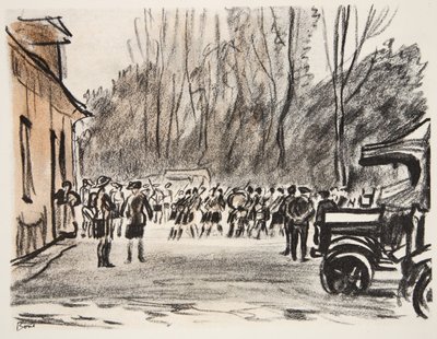 Pifferi scozzesi, illustrazione da 