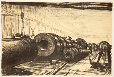 Alcuni grandi cannoni, illustrazione da 