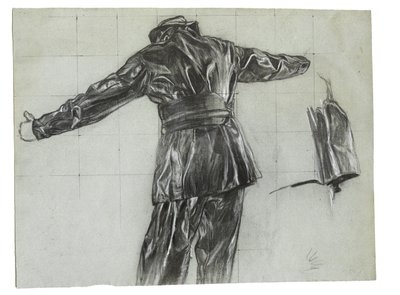 Studio per Winter Mine-Laying off Iceland, c.1942, cat 9 da David Muirhead Bone