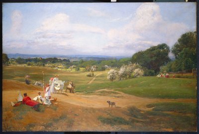 La felice brughiera di Hampstead, 1897 da David Murray