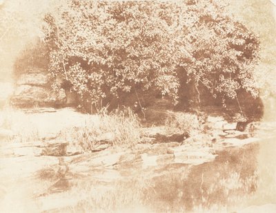 Burnside, Fife Isola nel fiume Almond da Hill and Adamson