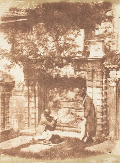 Edimburgo. Cimitero di Greyfriars, 1843-47. Creatori: David Octavius Hill, Robert Adamson, Hill & Adamson da Hill and Adamson