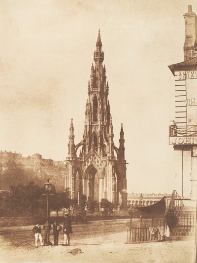 Edimburgo. Il Monumento a Scott, 1843-47 da Hill and Adamson