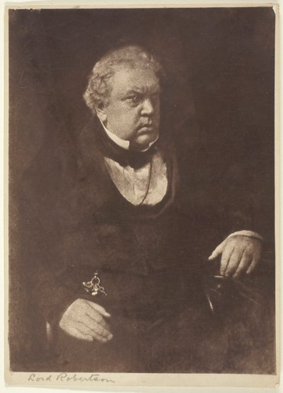 Lord Robertson, 1843-46, stampato 1890-1900 da Hill and Adamson