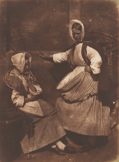 Pescivendole di Newhaven, ca. 1845 da Hill and Adamson