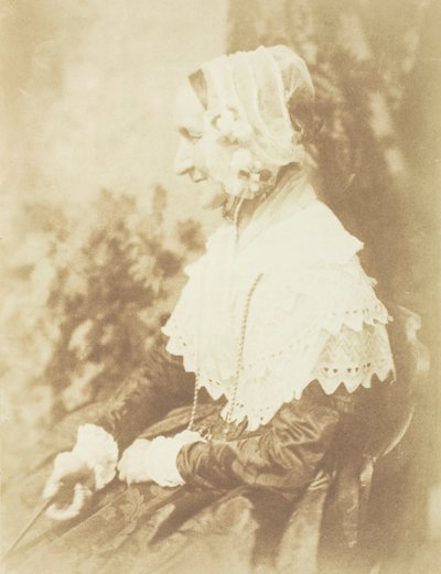 Ritratto di Mrs. Rigby, 1844 da Hill and Adamson
