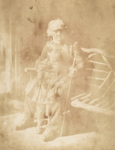 Rev. Dr. Thomas Chalmers e Thomas Chalmers Hanna, 1843-47. Creatori: David Octavius Hill, Robert Adamson, Hill & Adamson da Hill and Adamson